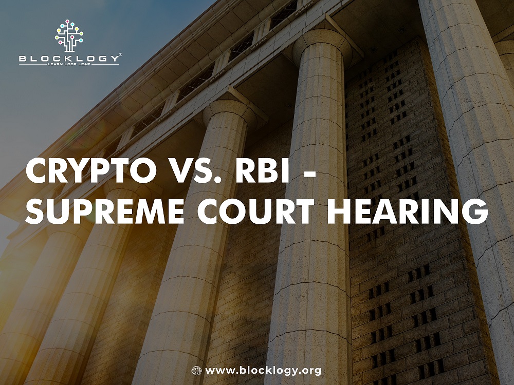Blocklogy-Crypto vs. RBI-Supreme court hearing